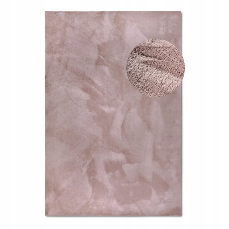 Dywan Villeroy&Boch pluszowy do salonu 160x230cm, miękkie różowe włosie 1 szt.