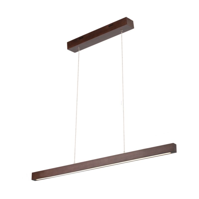 Drewniana Lampa Wisząca SPOT Light 1xLED 12W Drewno Bukowe Orzechowe FSC, Ściemniacz Dotykowy, 1 szt.