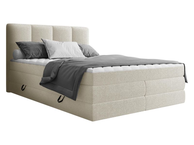 Łóżko kontynentalne MIRJAN 24 Point 140x200 beżowy 1 szt.