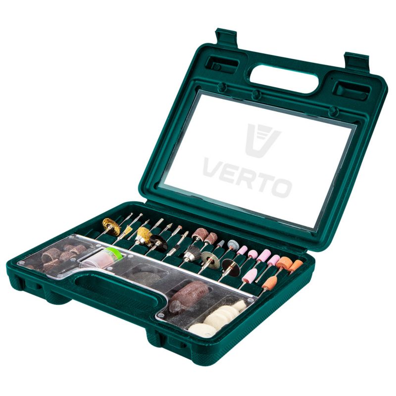 Akcesoria do miniwiertarki VERTO zestaw 100 szt. 1 kpl