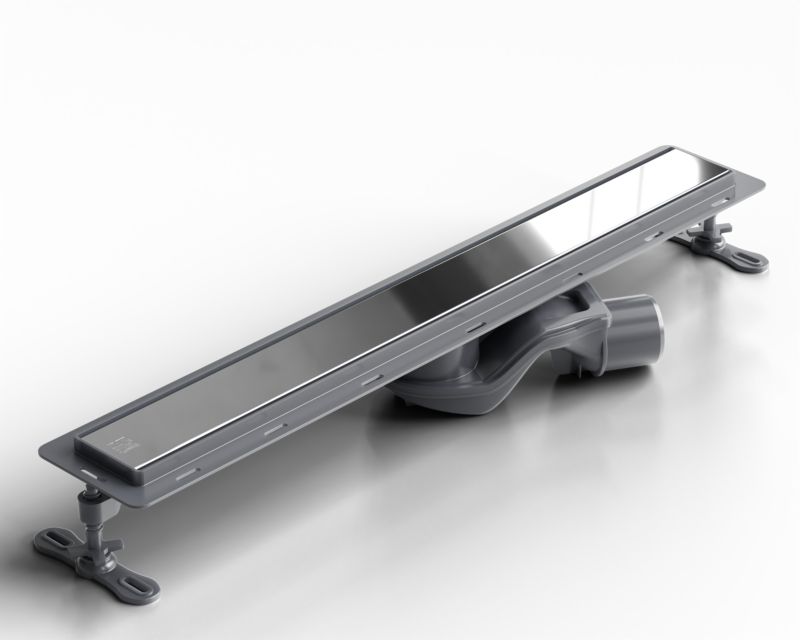 Odpływ liniowy Lambro srebrny połysk 60cm 1 szt.