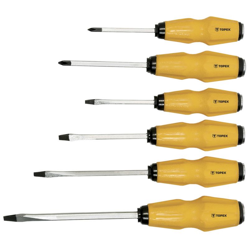 Wkrętaki do pobijania TOPEX zestaw 6 szt. 1 kpl