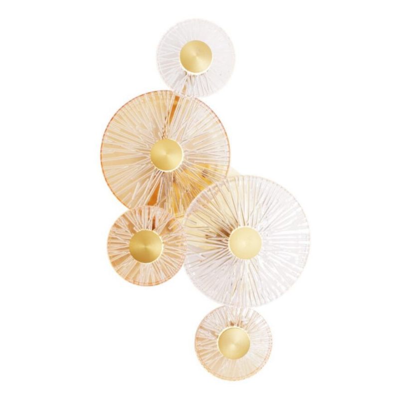 Kinkiet ścienny Maxlight Allure złoty matowy LED 25W 3000K 850lm IP20 wym: 30 x 55 x 15 cm - 1 szt.