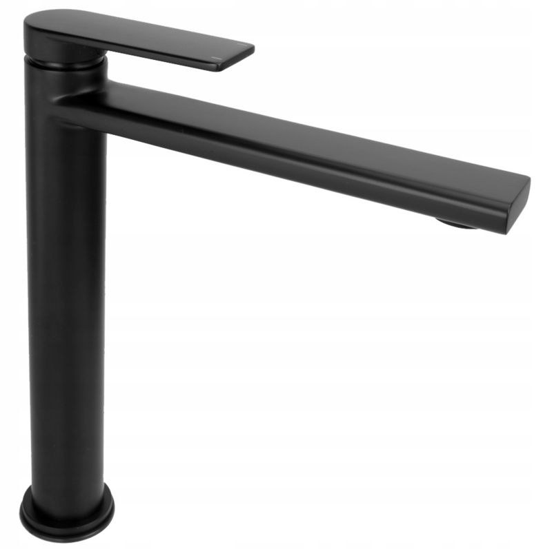 Bateria Umywalkowa Rossa Czarna Wysoka Nablatowa 1 szt.