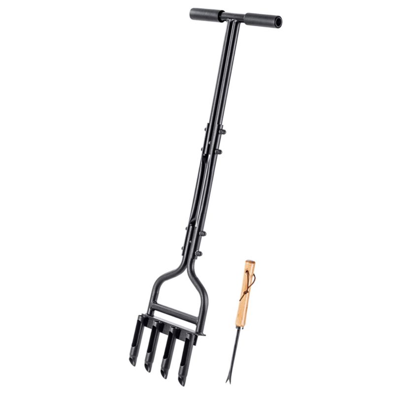 Aerator ogrodowy KADAX rurkowy ręczny czarny 92 x 20 cm 1 szt.