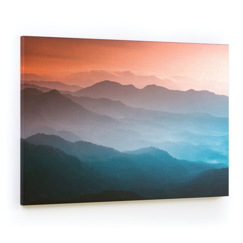 Tablica magnetyczna canvasboards ALLboards 90x60cm zamglone wzgórza o wschdzie słońa 1 szt.