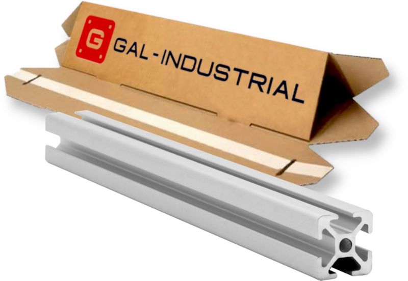 PROFIL KONSTRUKCYJNY ALUMINIOWY GAL-INDUSTRIAL 20x20 otwór 5mm DŁ. 290cm + Cięcie na wymiar 1 szt.