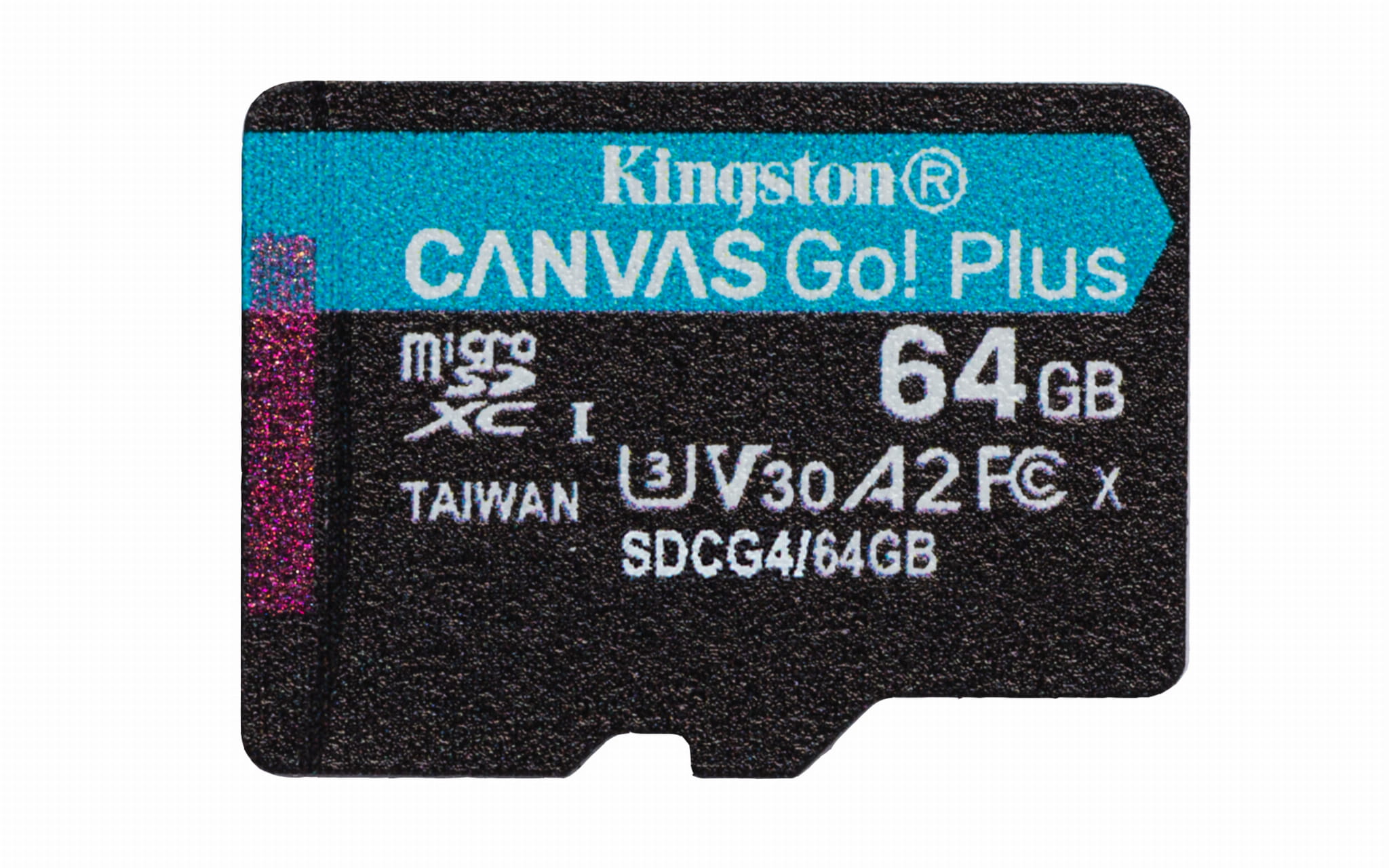 KINGSTON Micro SDXC 64GB SDCG4/64GB 160/200Mb A2 U3 V30 CANVAS GO PLUS - Henryx24