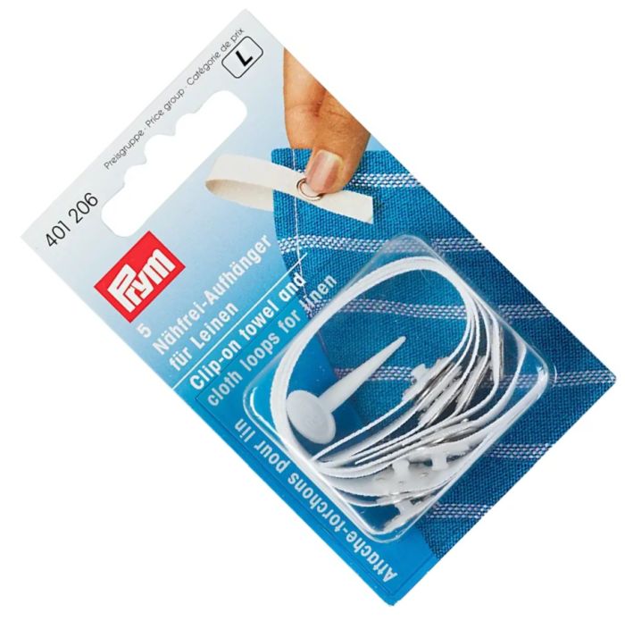 wieszaczki do ręczników z frotty lub lnu PRYM 401206 .