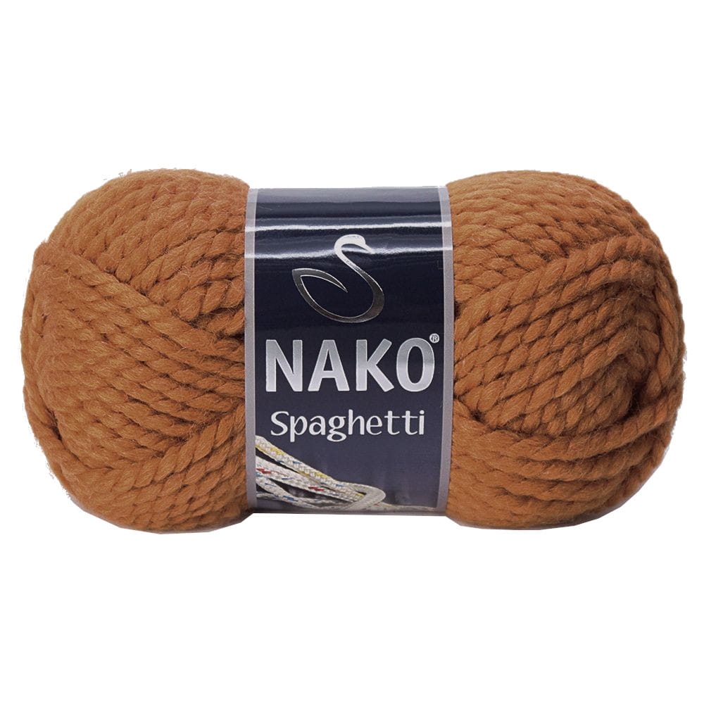 WŁÓCZKA NAKO Spaghetti kol. 5401 karmelowy