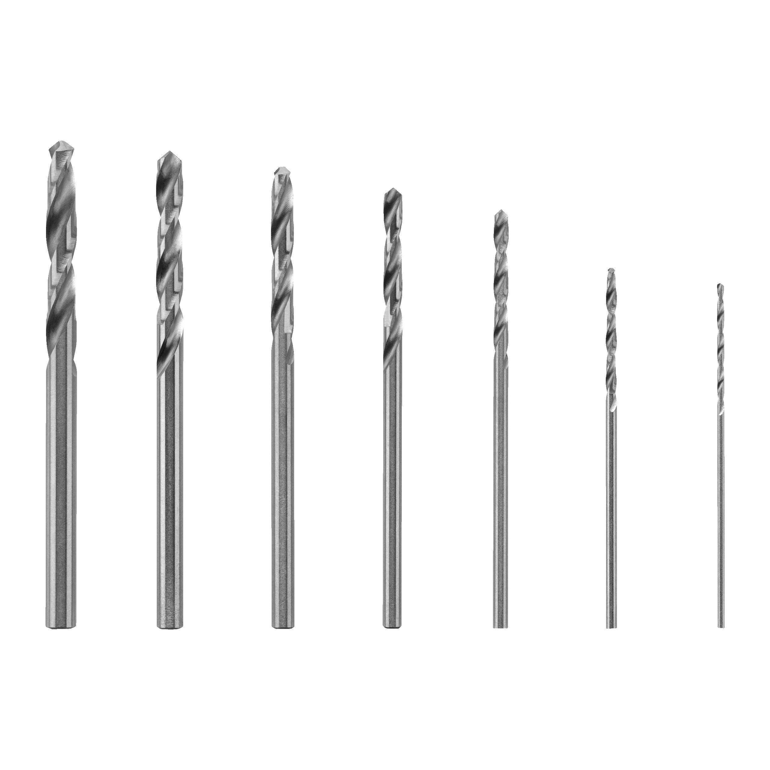 7-częściowy zestaw małych wierteł