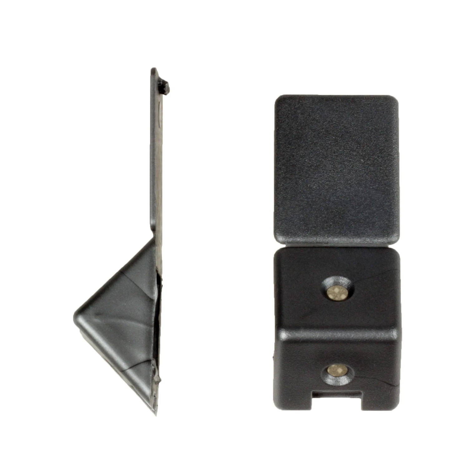 Domino Łącznik meblowy kątowy mały srebrny - 12 szt.