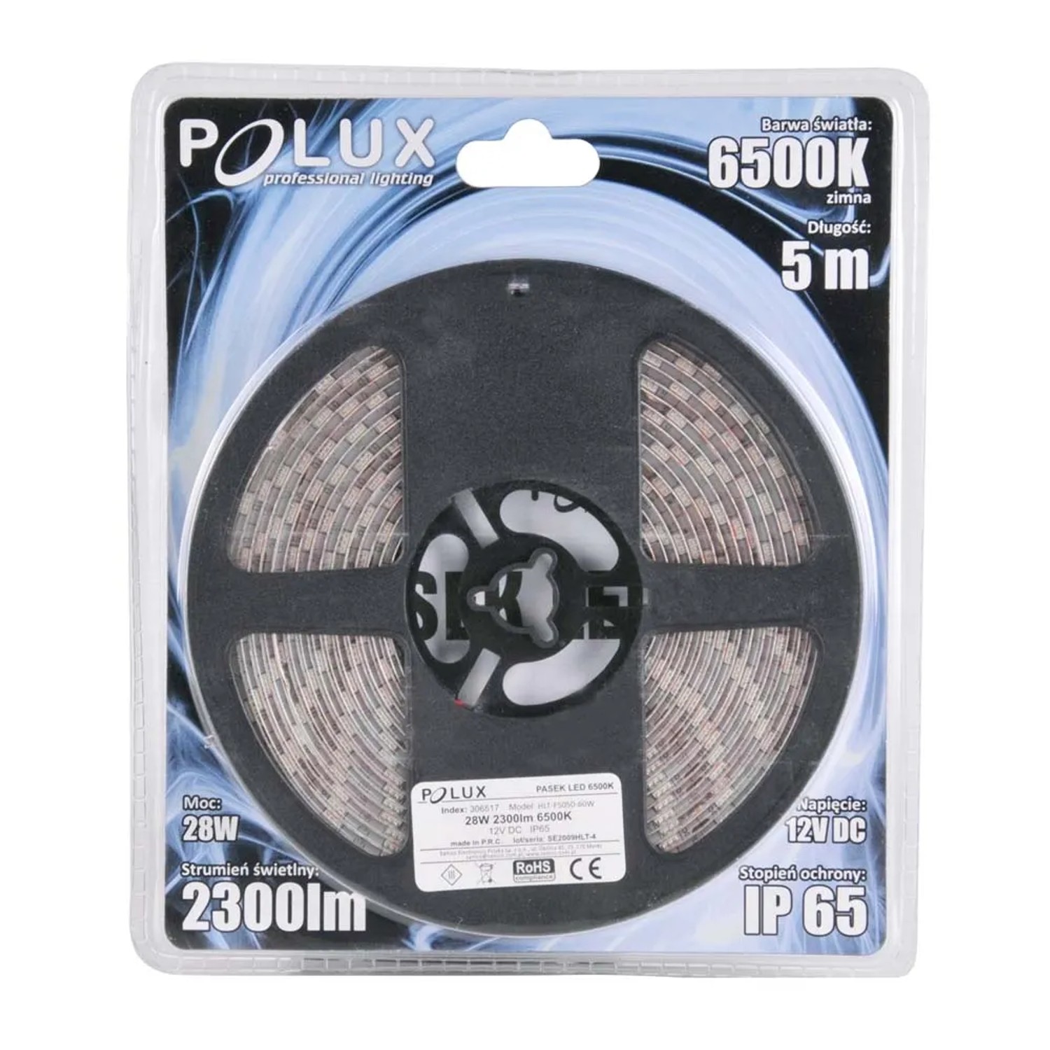 Polux Taśma LED 5m 28W 6500K 2750lm IP65