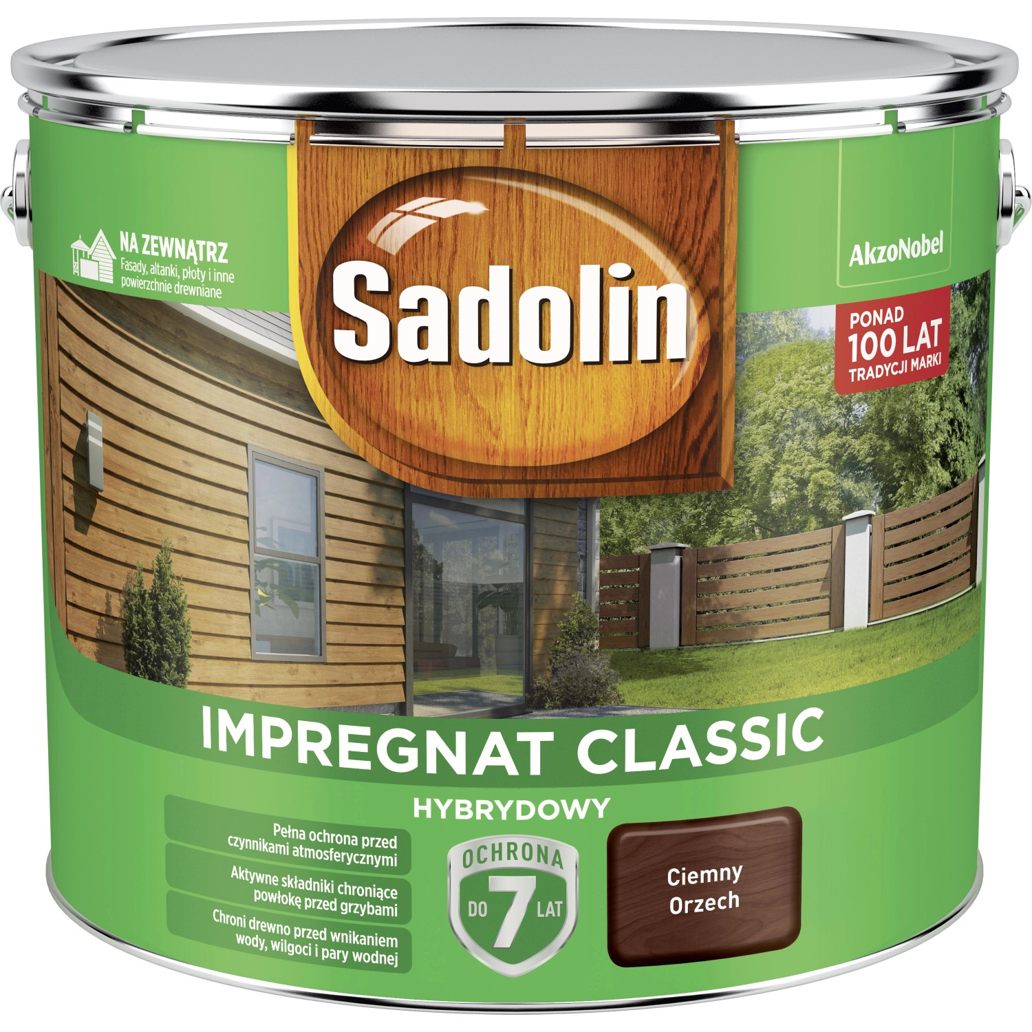 Sadolin Impregnat Classic ciemny orzech - 9L