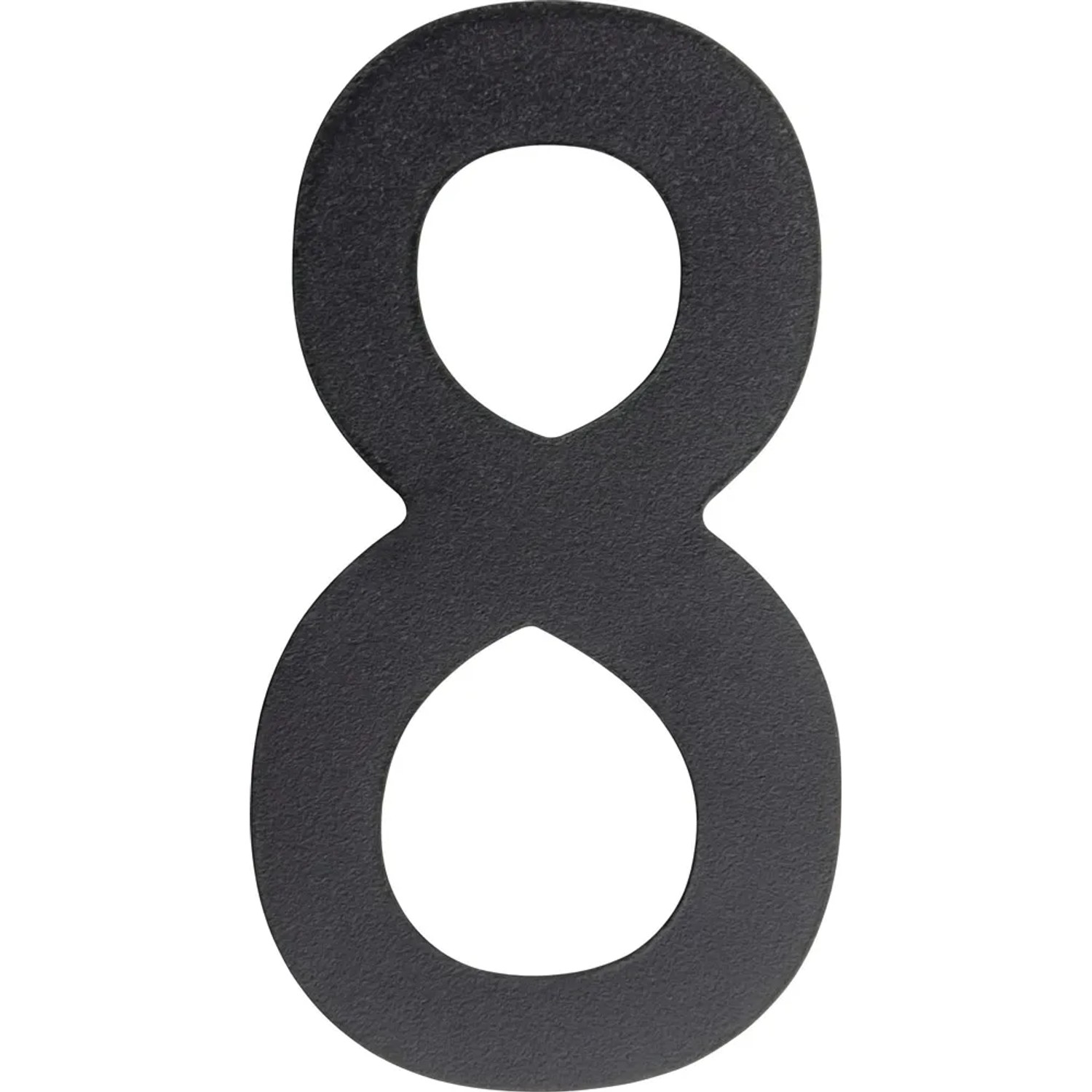 Metro Cyfra czarna matowa 8 50 mm