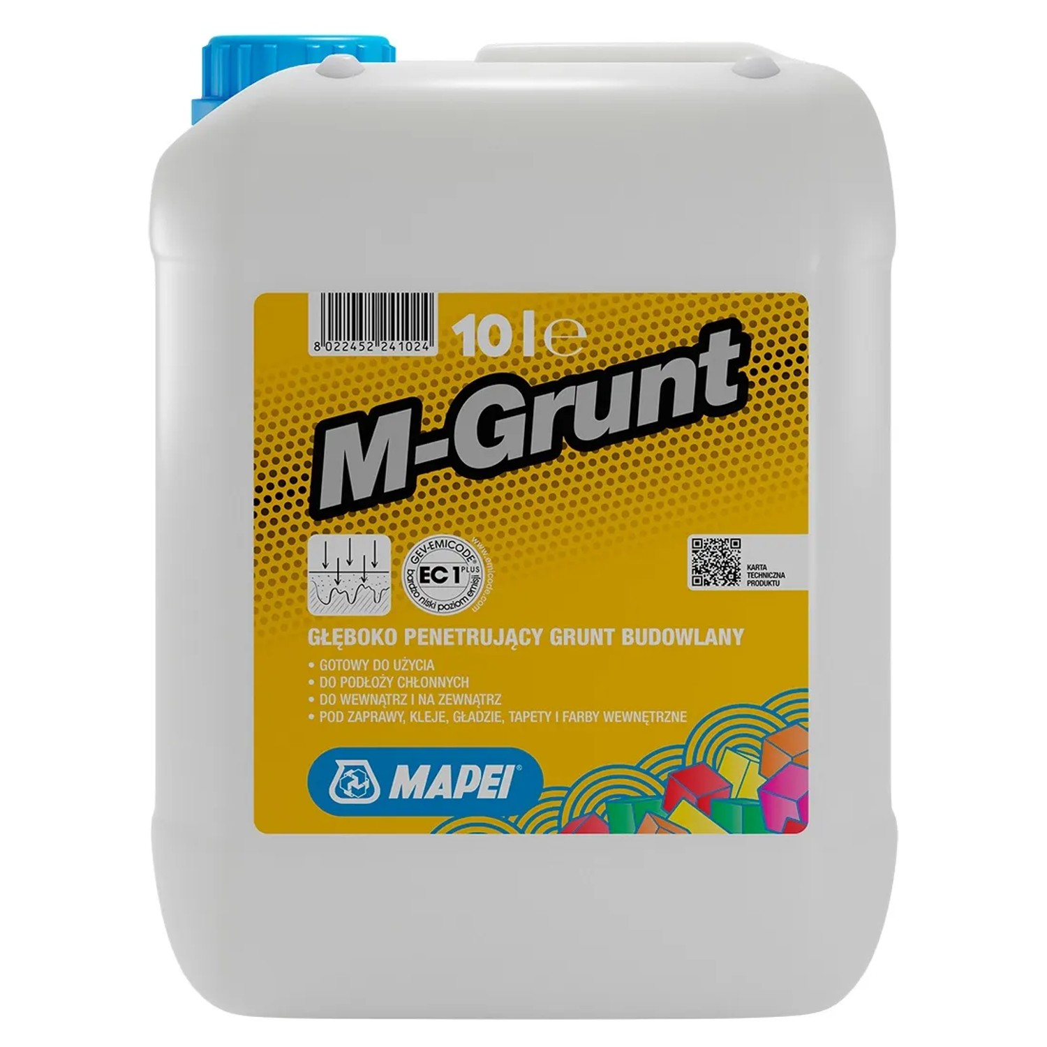 Mapei Grunt głęboko penetrujący M-Grunt 10 L
