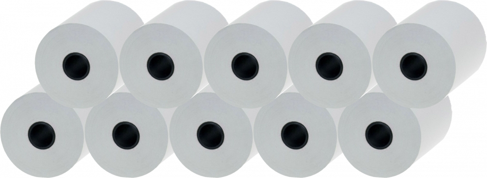 10x Rolka termiczna Drescher Polska Sp. z o.o., 59mm x 30m, 48g/m2, biały