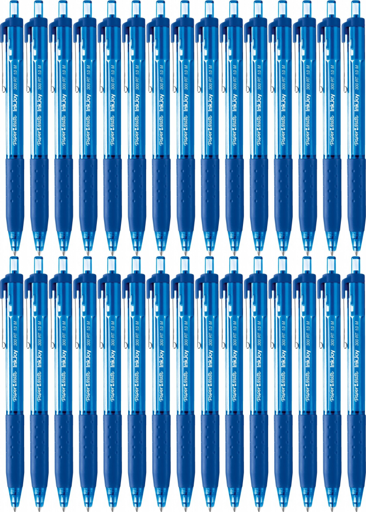 36x Długopis automatyczny Paper Mate, InkJoy 300RT, M, niebieski