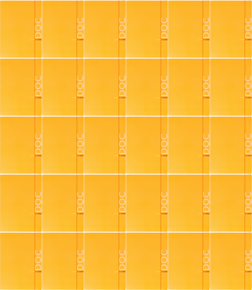 40x Teczka kartonowa z gumką Barbara Fluo, A4, 350g, pomarańczowy