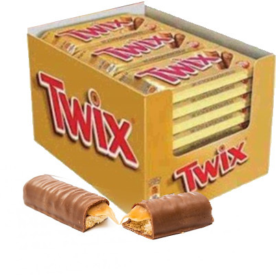 30x Baton Twix, 50g, karmelowy w czekoladzie