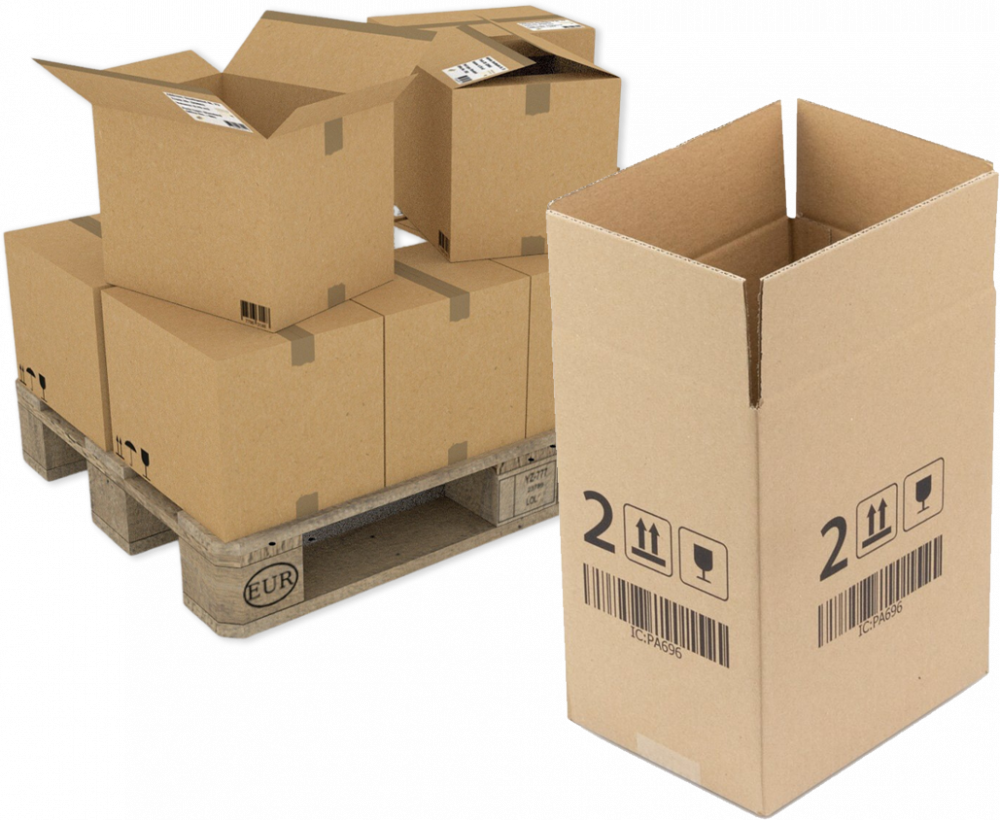 1950x Karton klapowy Ofix Economy, 200x150x250mm, brązowy