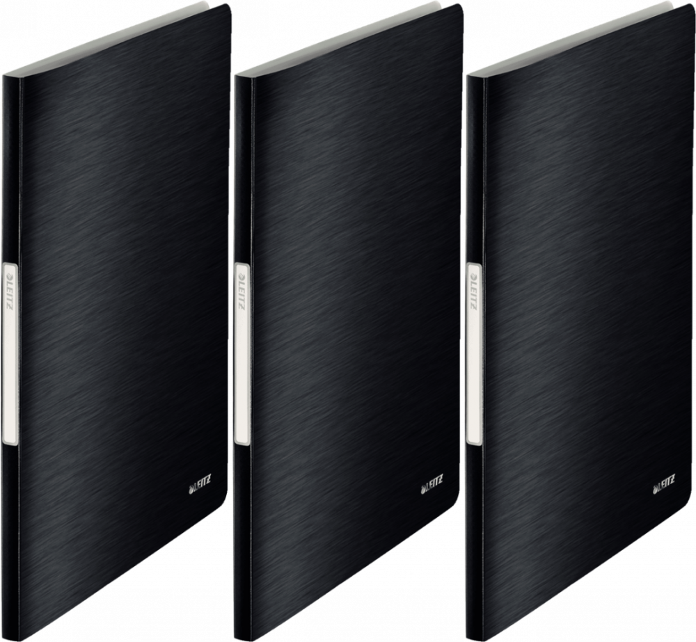 3x Album ofertowy Leitz Style, A4, 40 koszulek, czarny