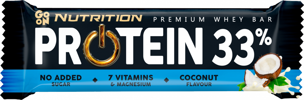 Baton proteinowy Sante Go On Nutrition Protein Bar 33%, kokosowy, 50g