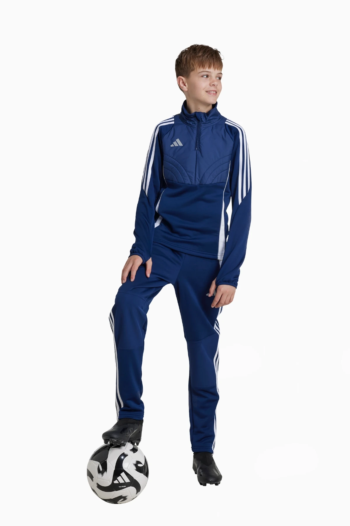 Spodnie adidas Tiro 24 Winterized Junior - Granatowy