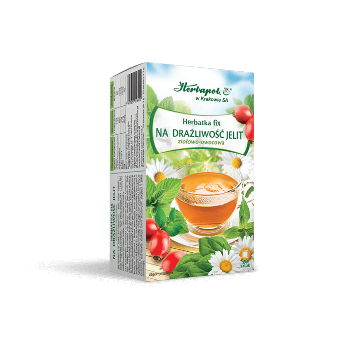 Herbapol kraków herbatka fix, na drażliwość jelit, 20 saszetek