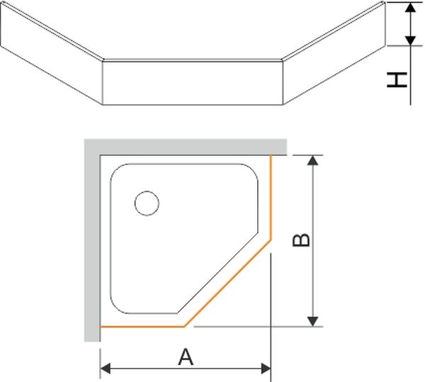 Sanplast obudowa do brodzika biała 625-400-0830-01-000