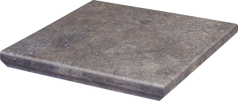 Paradyż Viano stopnica 33x33 cm STR narożna kapinos grys szary mat
