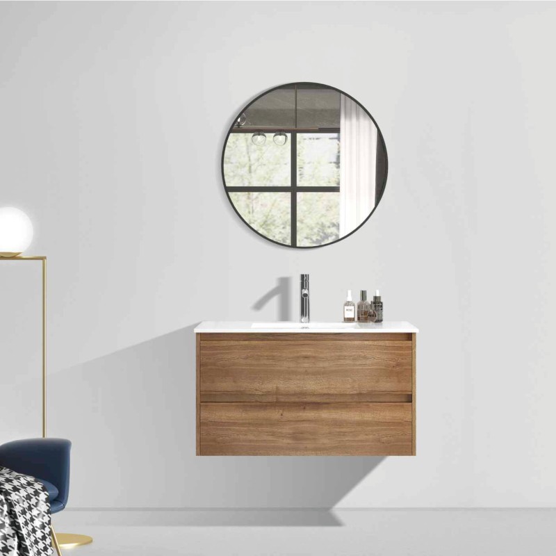 LaVita Tulsa umywalka 61x46,5 cm prostokątna meblowa biała