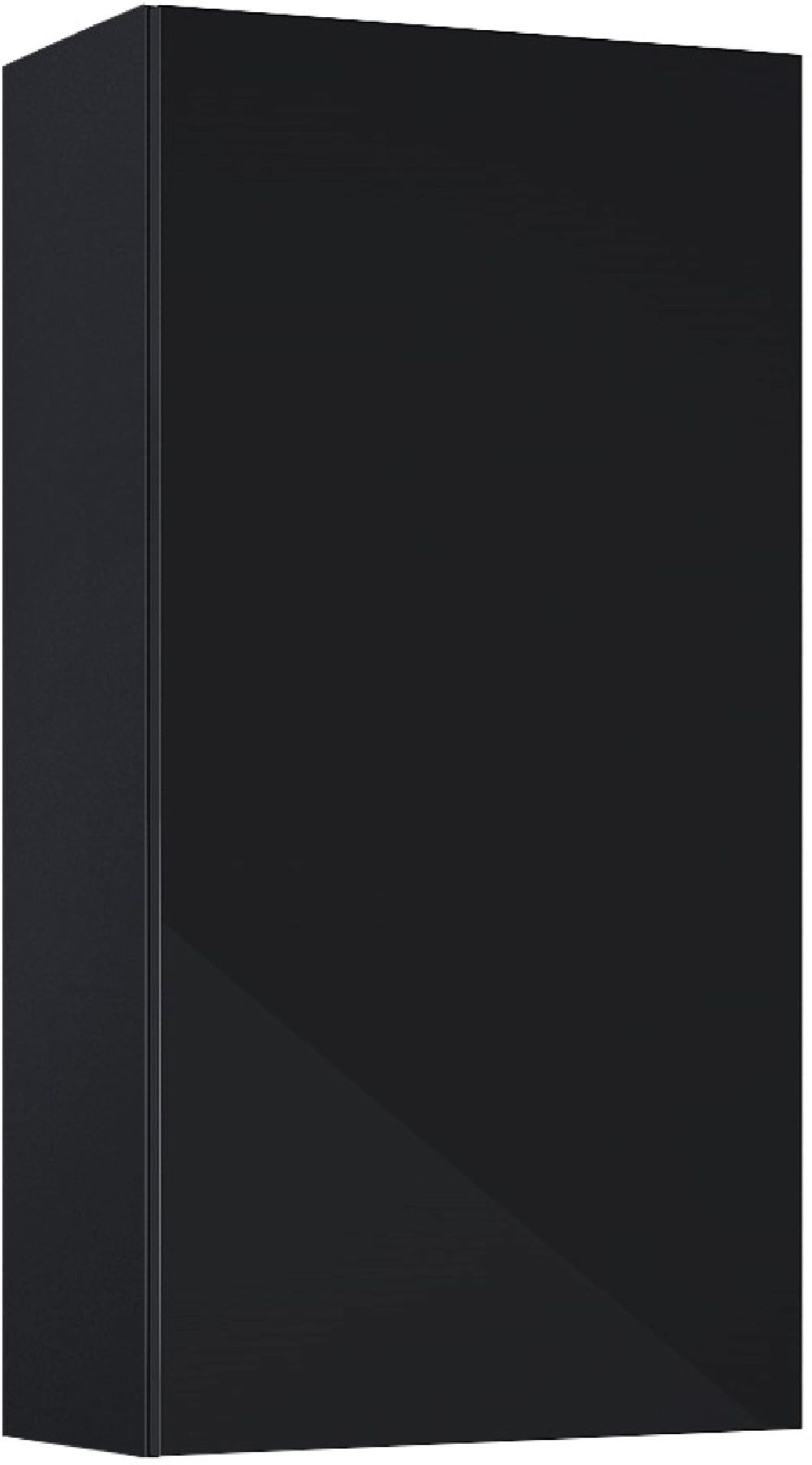 Elita For All szafka 40x21,6x80 cm boczna wisząca czarny połysk RE140400073510