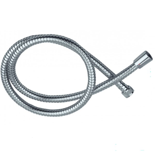 KFA Wąż prysznicowy stożkowy metalowy 1600 mm blistrowany chrom 843-1