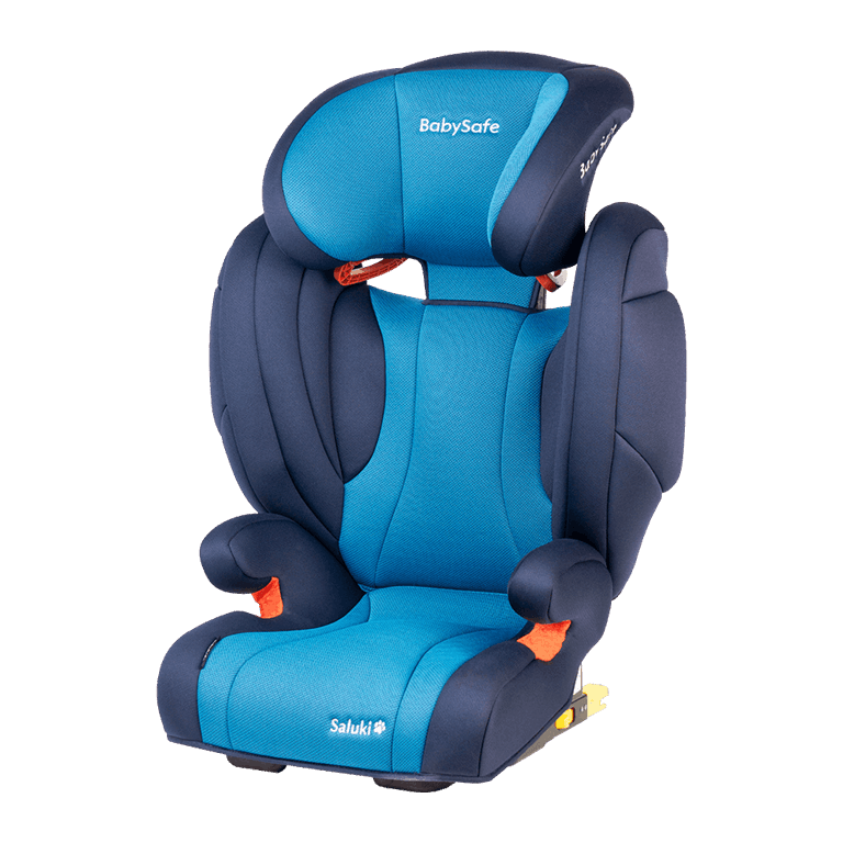 BabySafe, Saluki - fotelik samochodowy 15-36 kg/3-12 lat-Niebieski