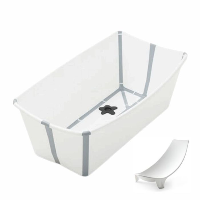 Stokke Flexi Bath - składana wanienka kąpielowa + wkładka -White