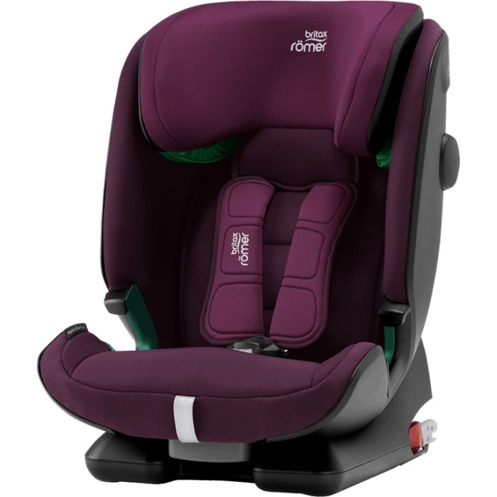 Britax Romer Advansafix i-Size - fotelik samochodowy dla dzieci od 76 do 150 cm wzrostu, od 15 miesiąca do 12 roku życia-Burgundy Red