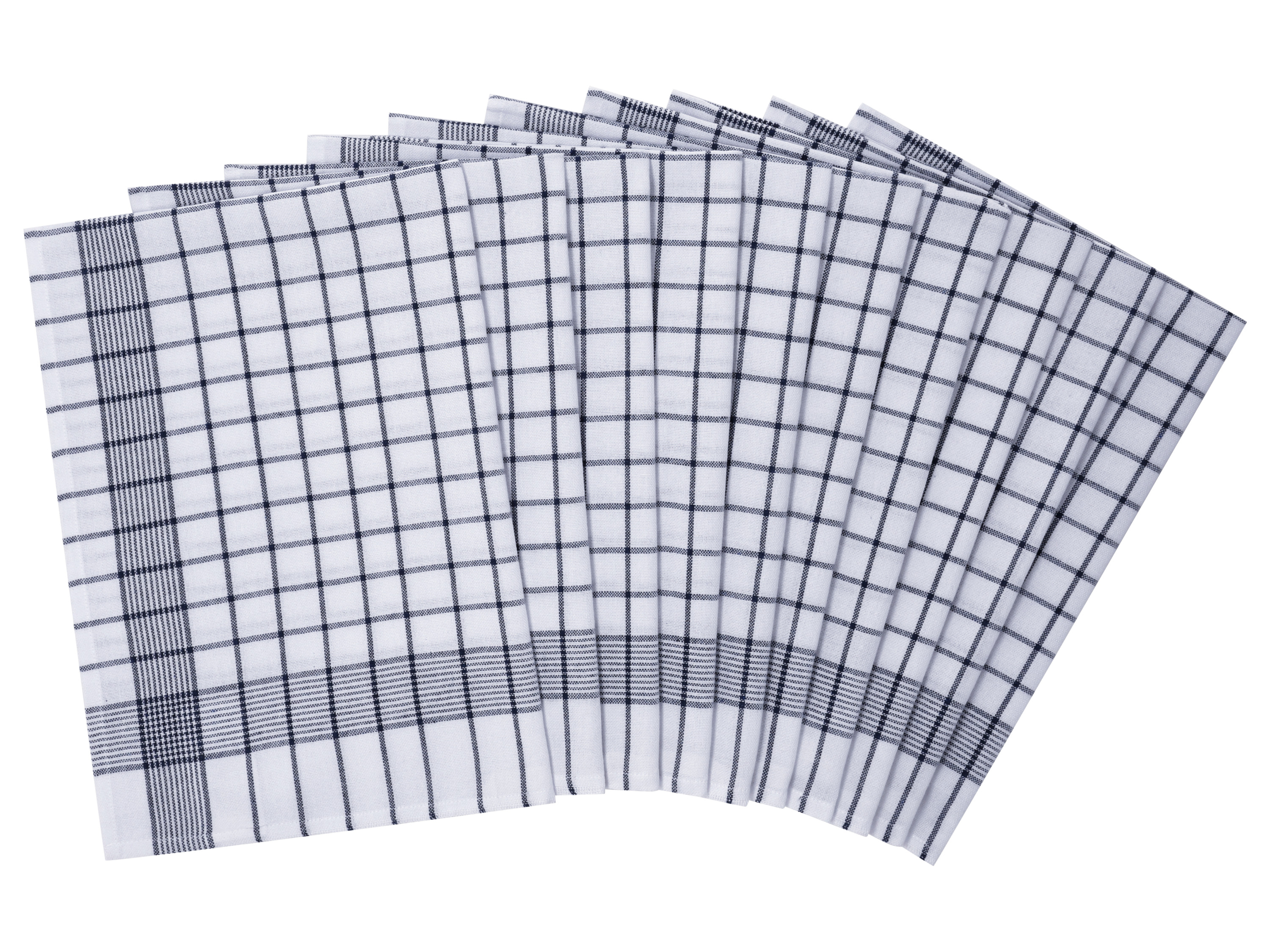 W5 Komplet 10 ściereczek kuchennych Niebieski