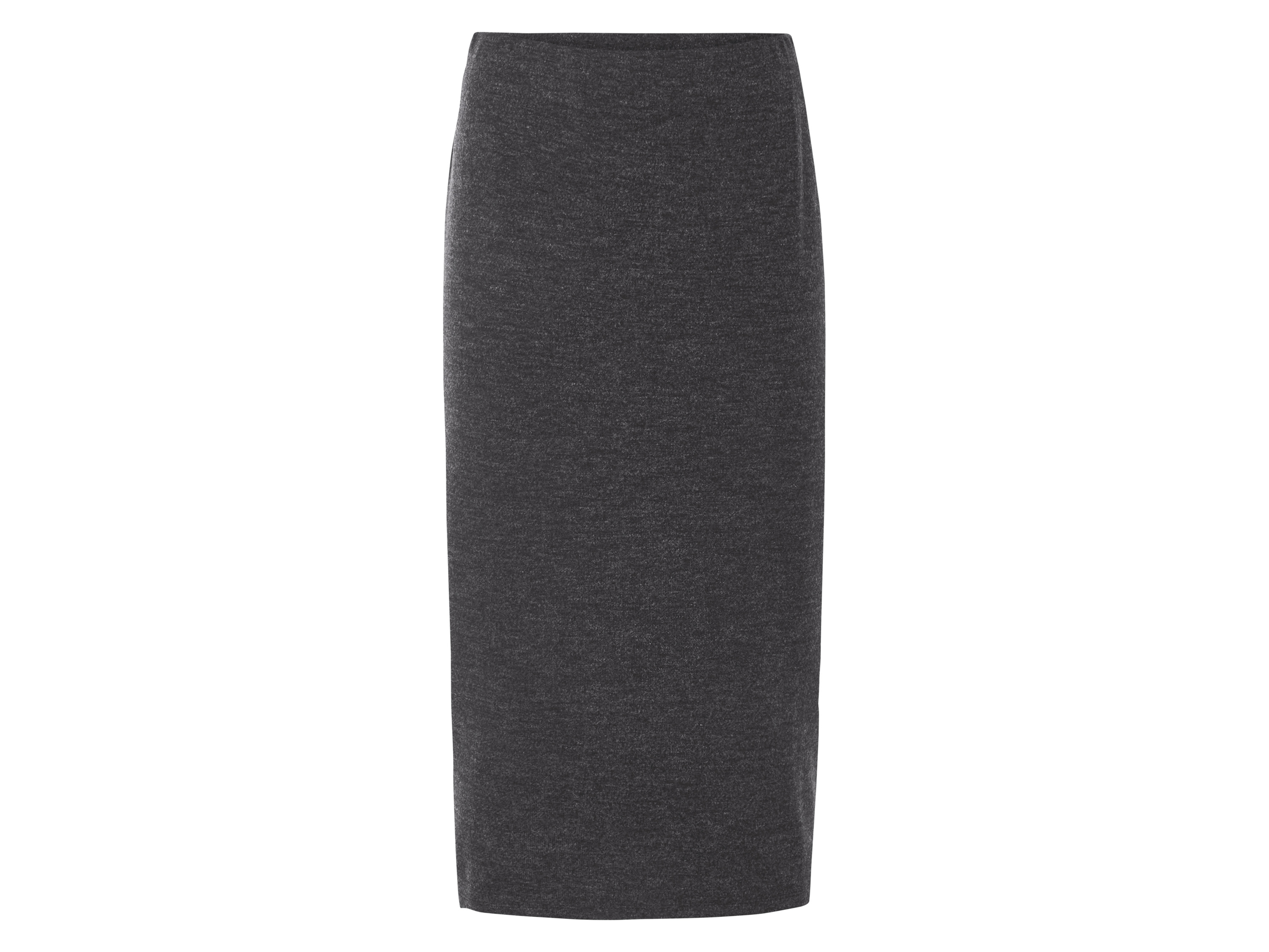 esmara Spódnica midi damska z dzianiny Czarny, XS 32/34