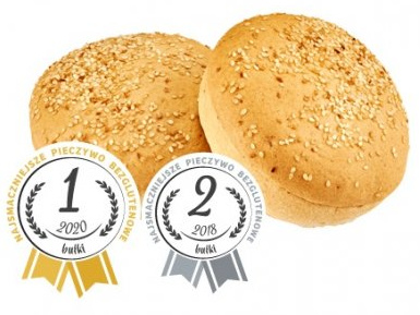 BEZGLUTENOWA Bułka do hamburgera 170 g (2szt.) - Piekarnie Cukiernie Putka