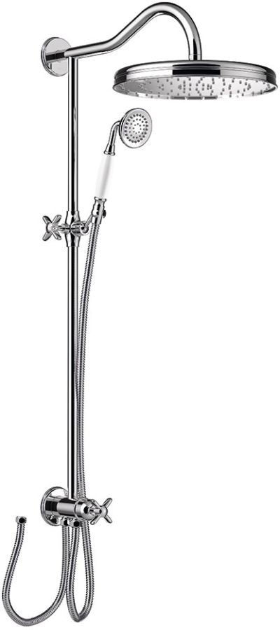 Darmowa Dostawa - Zestaw prysznicowy ścienny chrom Tres Monoclasic 24247601