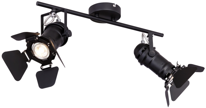 Darmowa Dostawa - Kinkiet 2x50 W czarny Globo Lighting Egon 546502B