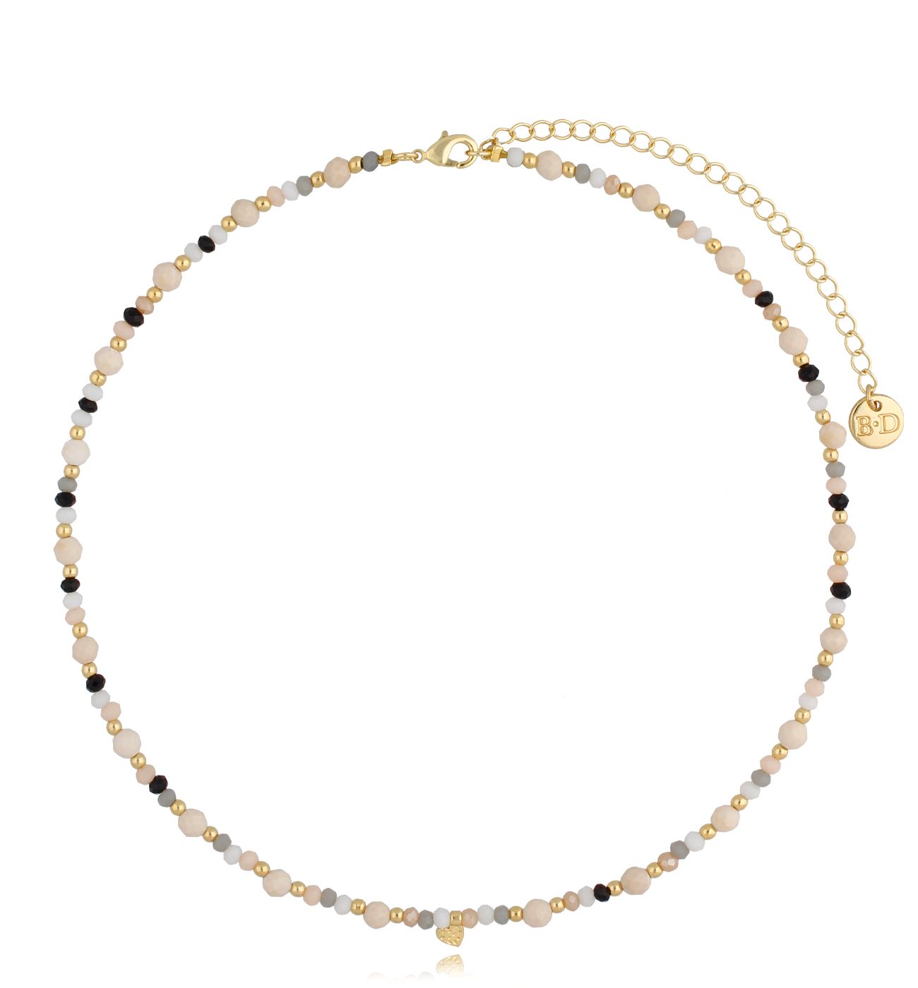 Naszyjnik beżowy Tala NBI0001 - By Dziubeka