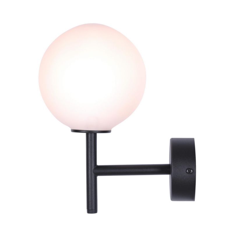 Kinkiet ścienny Kaja Faro czarno-biały 1 x E14 x 40W IP20 wym: 25 x 20 x 14 cm - 1 szt.