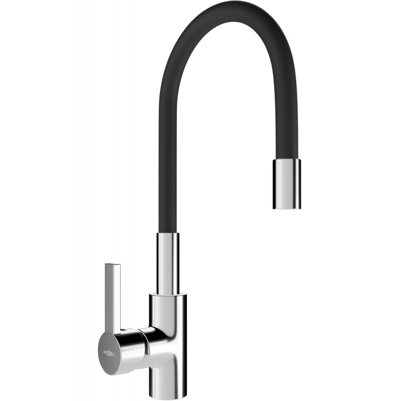 Bateria kuchenna Mexen Flex czarny/chrom 1 szt.
