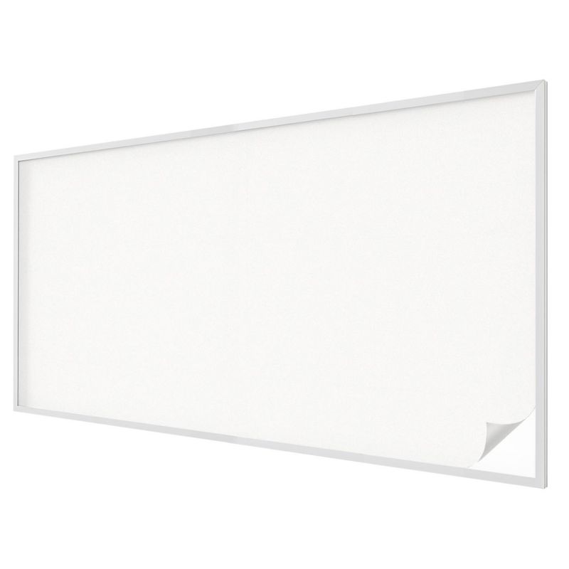 Witraż na Folii Samoprzylepnej Wallfluent 200x100 cm Folia Mrożona Dekoracyjna Delikatna biel 1 rol.