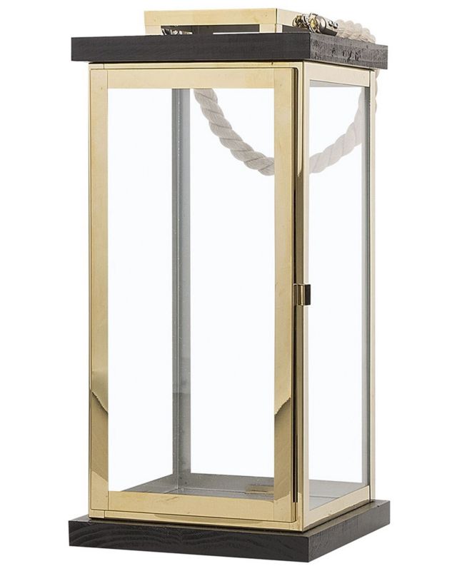 Lampion Borneo Metal Mosiężny 1 szt.