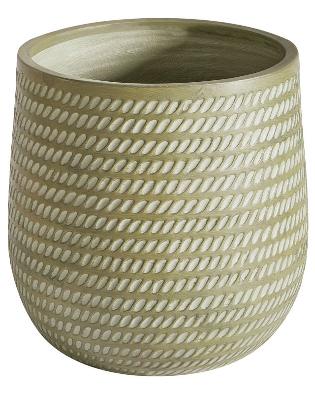 Doniczka Livadia Kamień 39 cm Oliwkowy 1 szt.