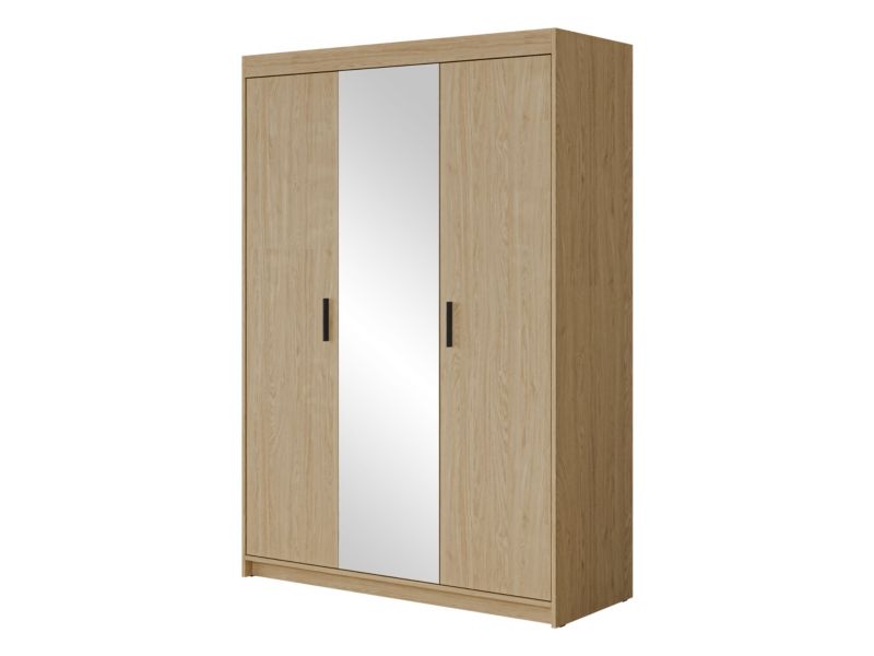 Szafa trzydrzwiowa z lustrem MIRJAN 24 Elena 3D dąb olejowany 1 szt.