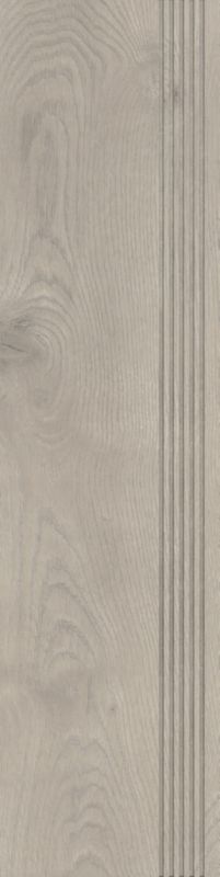 Stopnica mrozoodporna szkliwiona Sigurd wood 29,5 x 119,5 cm grey